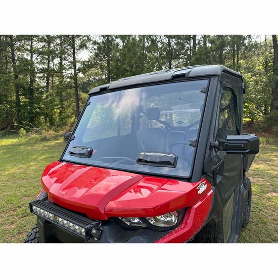 Seizmik Toolless Versa-Vent UV Resistant Polycarbonate Windshield - 2016-25 Can-Am Defender - alt image 3