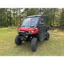 Seizmik Toolless Versa-Vent UV Resistant Polycarbonate Windshield - 2016-25 Can-Am Defender