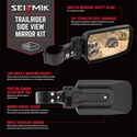 Seizmik Trailrider Break Away Side Mirrors w/ 1.75 Inch Clamp (Sold in Pairs)