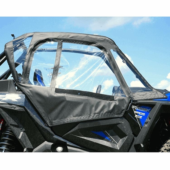 Seizmik Upper Soft Doors w/ Zippered Windows - 2018-21 Polaris RZR Turbo S - alt image 2