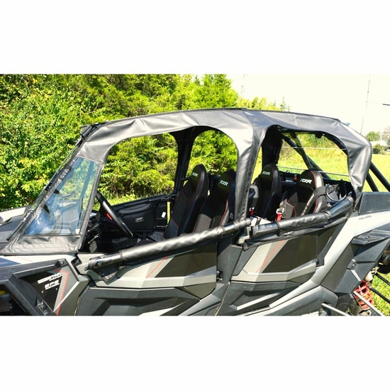 Seizmik Upper Soft Doors w/ Zippered Windows - 2019-21 Polaris RZR XP 4 Turbo S - alt image 3
