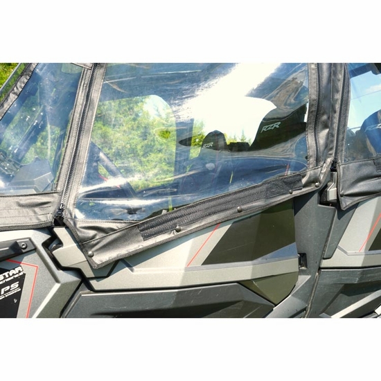 Seizmik Upper Soft Doors w/ Zippered Windows - 2019-21 Polaris RZR XP 4 Turbo S - alt image 4