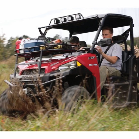 Seizmik Utility Hood Rack - 2010-14 Mid Size Polaris Ranger 400, 500, 570, 800, EV - alt image 3