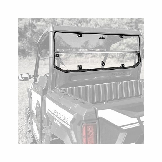 Seizmik UV Resistant Rear Folding Windshield - Kawasaki Ridge Ranch Edition