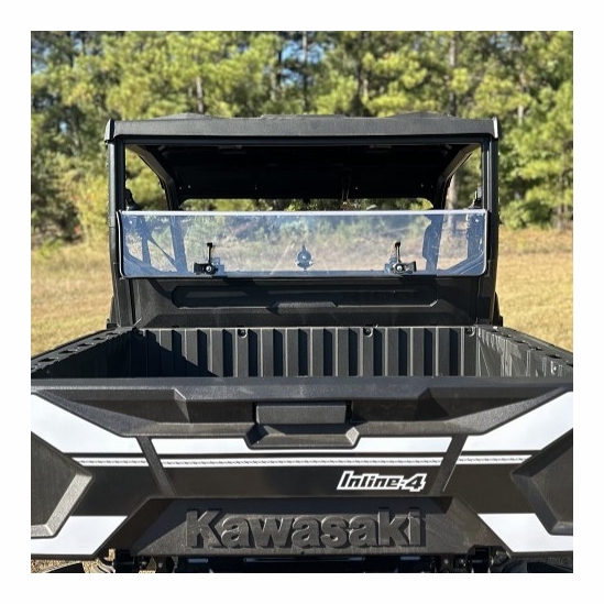Seizmik UV Resistant Rear Folding Windshield - Kawasaki Ridge Ranch Edition - alt image 4