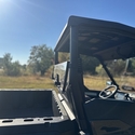 Seizmik UV Resistant Rear Folding Windshield - Kawasaki Ridge Ranch Edition