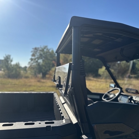 Seizmik UV Resistant Rear Folding Windshield - Kawasaki Ridge Ranch Edition - alt image 6