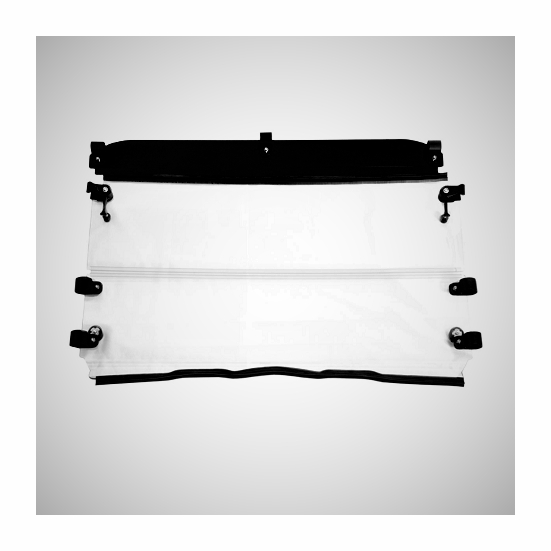 Seizmik Versa-Fold Front Windshield - 2009-14 Full Size Polaris Ranger XP 700, XP 800 and 2016-21 570 - alt image 0
