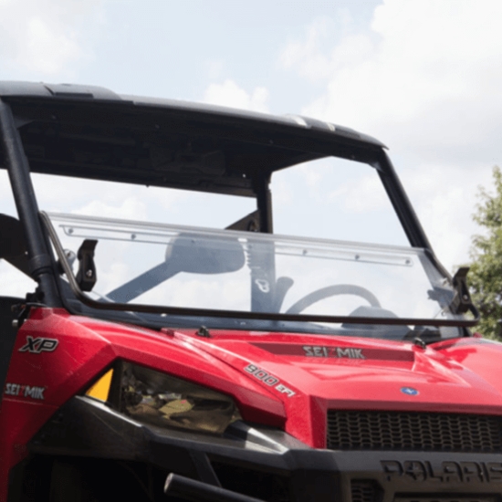 Seizmik Versa-Fold Hard Coated Front Windshield - 2013-25 Full Size Polaris Ranger w/ Pro-Fit Cage - alt image 0