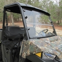 Seizmik Versa-Fold Hard Coated Front Windshield - 2015-22 Mid Size Polaris Ranger 500, 570, ETX, EV