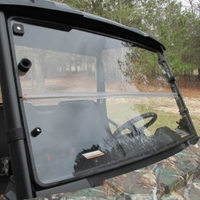 Seizmik&reg; Versa-Fold Hard Coated Front Windshield - 2015-22 Mid Size Polaris Ranger 500, 570, ETX, EV