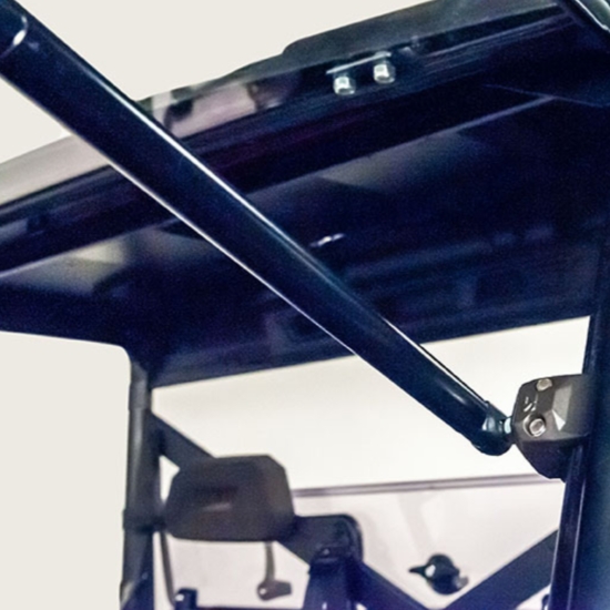 Seizmik Versa-Vent Hard Coated Flip Up Front Windshield - 2014-24 Full Size Polaris Ranger w/ Pro-Fit Cage - alt image 15