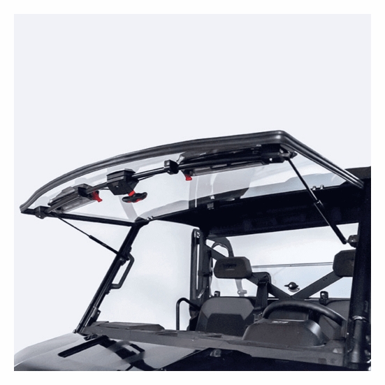 Seizmik Versa-Vent Hard Coated Flip Up Front Windshield - 2014-24 Full Size Polaris Ranger w/ Pro-Fit Cage