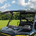 Seizmik Versa-Vent Hard Coated Flip Up Front Windshield - 2015-22 Mid Size Polaris Ranger 500, 570, ETX, EV