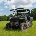 Seizmik Versa-Vent Hard Coated Flip Up Front Windshield - 2015-22 Mid Size Polaris Ranger 500, 570, ETX, EV