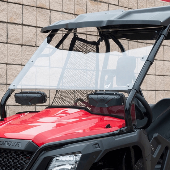 Seizmik Versa-Vent Hard Coated Front Windshield - Honda Pioneer 500, 520