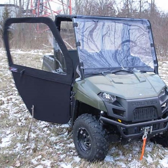 ShockPros Convertible Full, Half Hinged Doors - 2010-14 Mid Size Polaris Ranger 400, 500, 570, 800, EV - alt image 0