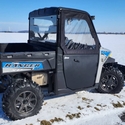 ShockPros Convertible Full, Half Hinged Doors - 2013-19 Full Size Polaris Ranger w/ Pro-Fit Cage