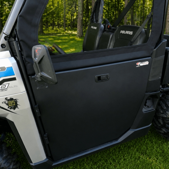 ShockPros Convertible Full, Half Hinged Doors - 2013-19 Full Size Polaris Ranger w/ Pro-Fit Cage - alt image 0