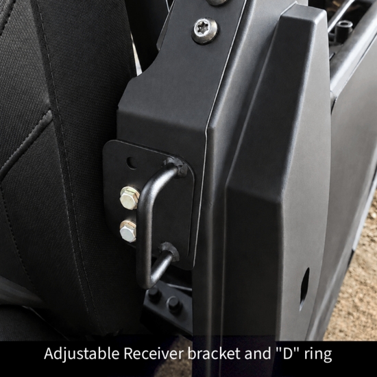 ShockPros Convertible Full, Half Hinged Doors - 2013-19 Full Size Polaris Ranger w/ Pro-Fit Cage - alt image 11