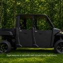ShockPros Convertible Full, Half Hinged Doors - 2014-19 Full Size Polaris Ranger Crew XP 900