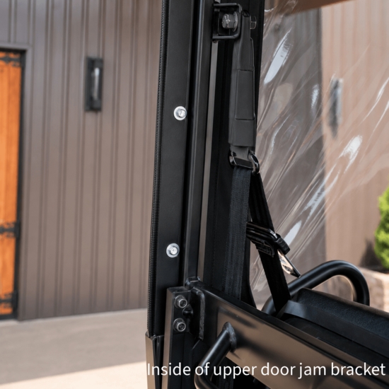 ShockPros Convertible Full, Half Hinged Doors - 2014-19 Full Size Polaris Ranger Crew XP 900 - alt image 6