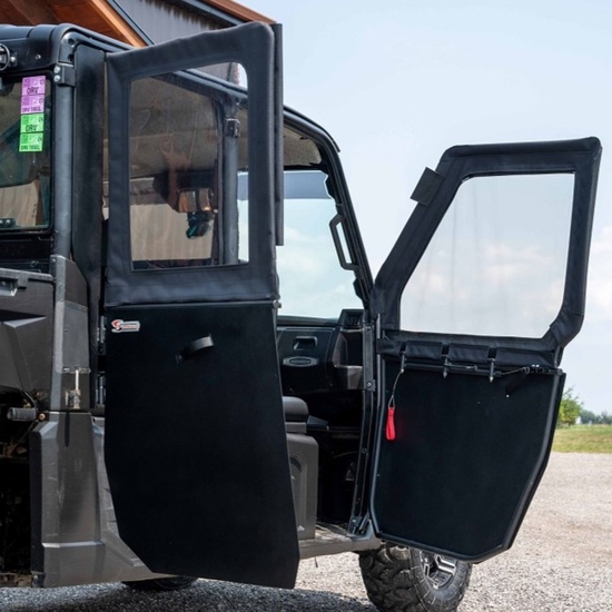 ShockPros Convertible Full, Half Hinged Doors - 2014-19 Full Size Polaris Ranger Crew XP 900 - alt image 4