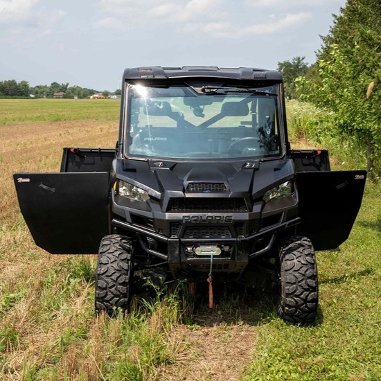 ShockPros Convertible Full, Half Hinged Doors - 2014-19 Full Size Polaris Ranger Crew XP 900 - alt image 8