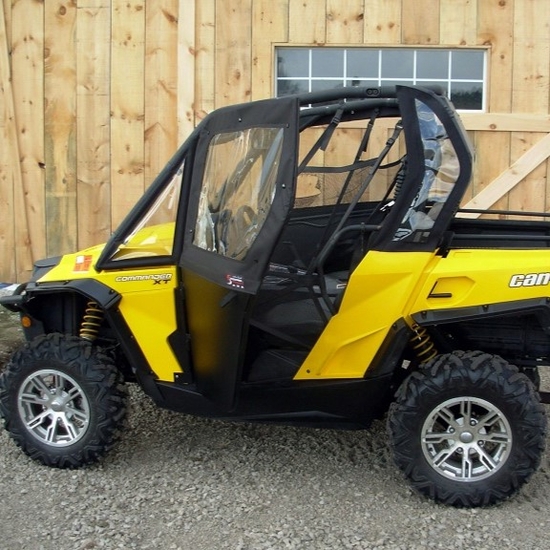 ShockPros Convertible Full, Half Hinged Doors - 2014-21 Can Am Commander - alt image 1