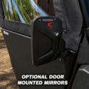 ShockPros Convertible Full, Half Hinged Doors - 2015-21 Mid Size Polaris Ranger 500, 570, ETX, EV