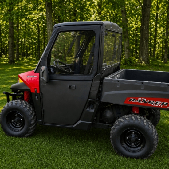 ShockPros Convertible Full, Half Hinged Doors - 2015-21 Mid Size Polaris Ranger 500, 570, ETX, EV