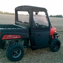 ShockPros Convertible Full, Half Hinged Doors - 2015-22 Mid Size Polaris Ranger 500, 570, ETX, EV