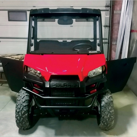 ShockPros Convertible Full, Half Hinged Doors - 2015-22 Mid Size Polaris Ranger 500, 570, ETX, EV - alt image 0