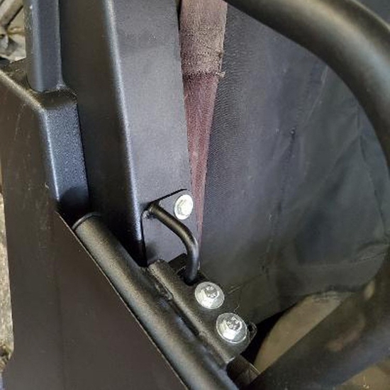 ShockPros Convertible Full, Half Hinged Doors - 2015-22 Mid Size Polaris Ranger 500, 570, ETX, EV - alt image 5