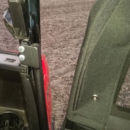 ShockPros Convertible Full, Half Hinged Doors - 2015-22 Mid Size Polaris Ranger 500, 570, ETX, EV - alt image 6