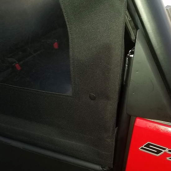 ShockPros Convertible Full, Half Hinged Doors - 2015-22 Mid Size Polaris Ranger 500, 570, ETX, EV - alt image 7