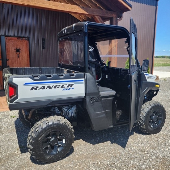 ShockPros Convertible Full, Half Hinged Doors - 2015-25 Mid Size Polaris Ranger SP 570 - alt image 4