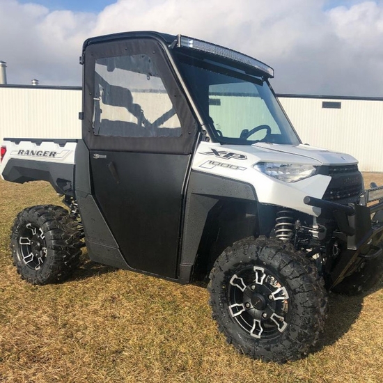 ShockPros Convertible Full, Half Hinged Doors - 2018-23 Polaris Ranger 1000, XP 1000, XP Kinetic - alt image 2