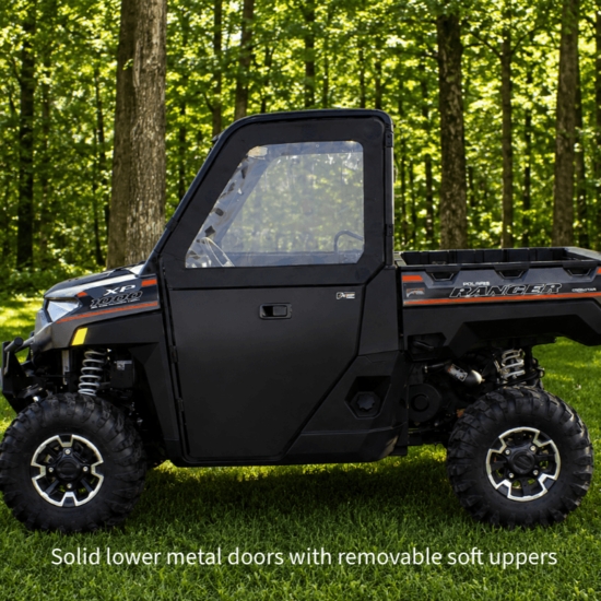 ShockPros Convertible Full, Half Hinged Doors - 2018-26 Polaris Ranger 1000, XP 1000, XP Kinetic - alt image 1