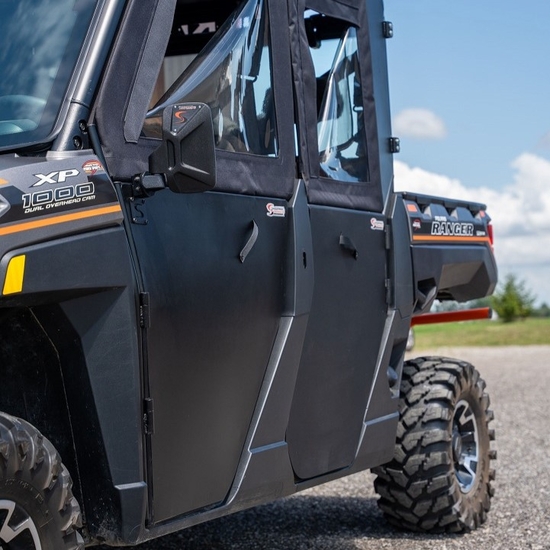 ShockPros Convertible Full, Half Hinged Doors - 2019-23 Full Size Polaris Ranger Crew XP 1000, 1000 - alt image 1