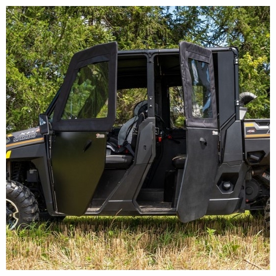 ShockPros Convertible Full, Half Hinged Doors - 2019-23 Full Size Polaris Ranger Crew XP 1000, 1000 - alt image 2