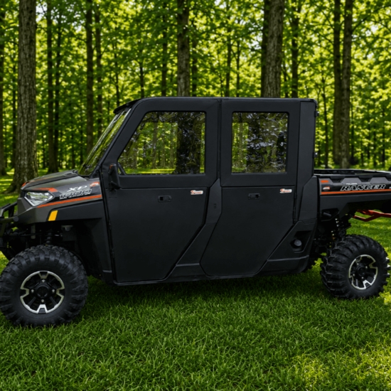 ShockPros Convertible Full, Half Hinged Doors - 2019-26 Full Size Polaris Ranger Crew XP 1000, 1000
