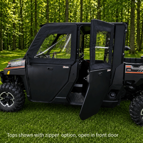 ShockPros Convertible Full, Half Hinged Doors - 2019-26 Full Size Polaris Ranger Crew XP 1000, 1000 - alt image 3