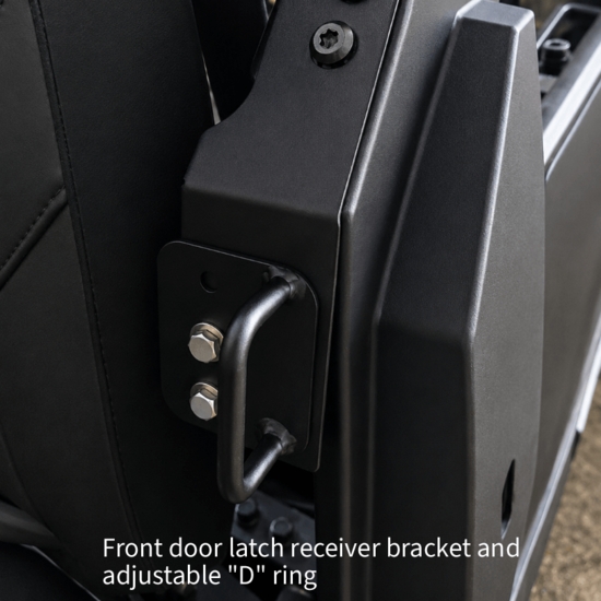 ShockPros Convertible Full, Half Hinged Doors - 2019-26 Full Size Polaris Ranger Crew XP 1000, 1000 - alt image 9