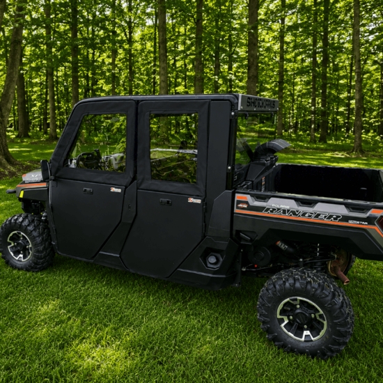 ShockPros Convertible Full, Half Hinged Doors - 2019-26 Full Size Polaris Ranger Crew XP 1000, 1000 - alt image 0