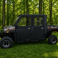 ShockPros Convertible Full, Half Hinged Doors - 2019-26 Full Size Polaris Ranger Crew XP 1000, 1000