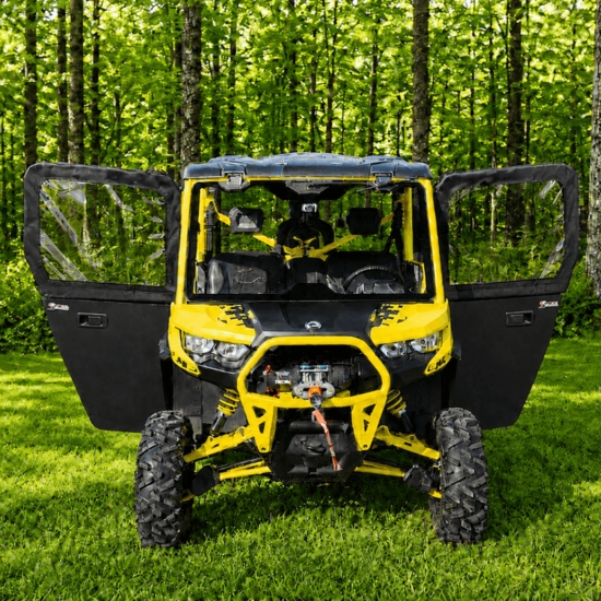 ShockPros Convertible Full, Half Hinged Doors - Can Am Defender - alt image 0