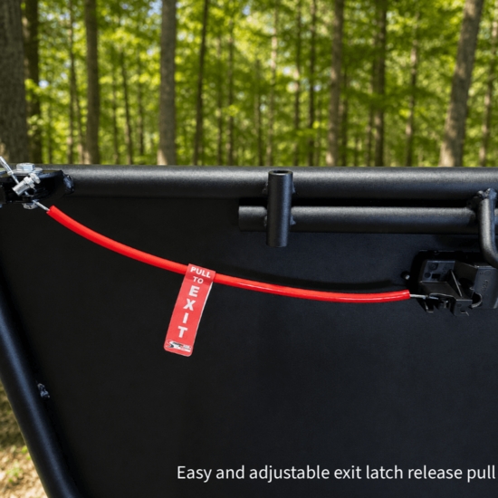 ShockPros Convertible Full, Half Hinged Doors - Can Am Defender - alt image 8