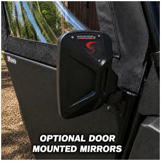 ShockPros Convertible Full, Half Hinged Doors - Can Am Defender - alt image 10