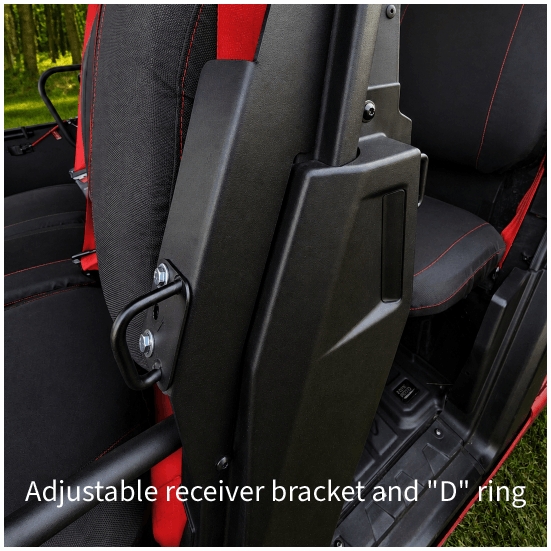 ShockPros Convertible Full, Half Hinged Doors - Can Am Defender Max - alt image 6